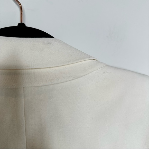 Brandon Maxwell Layered Lapel Suiting Jacket in Ivory - Picture 12 of 14